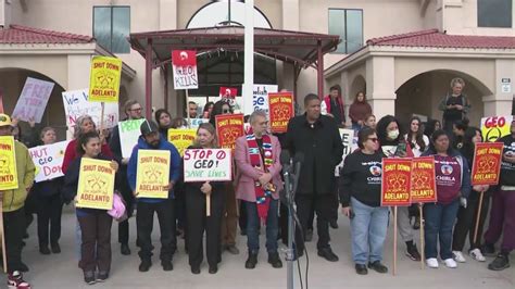 Activists call for permanent closure of Adelanto Detention Center